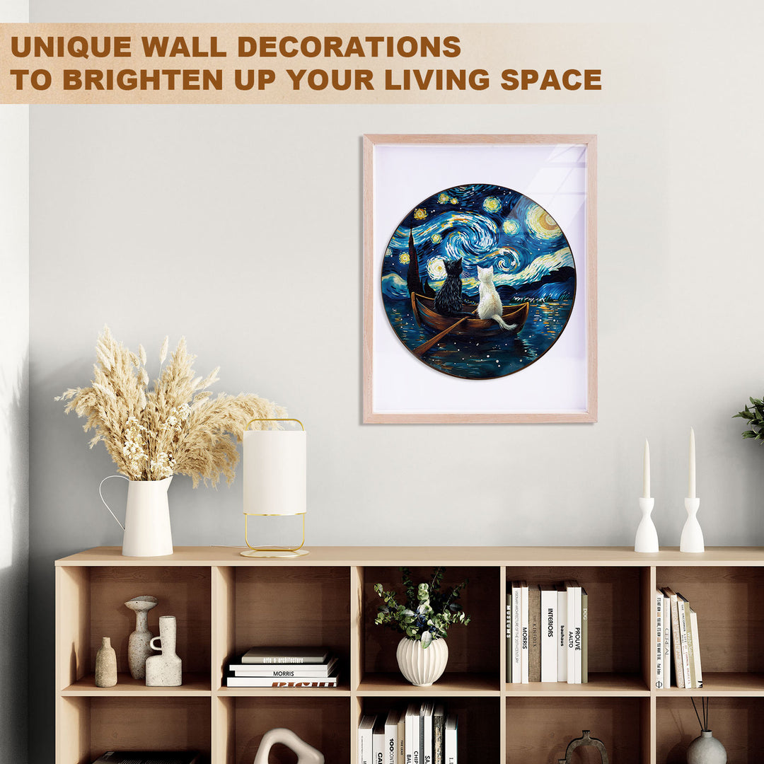 Starry Voyage Wooden Jigsaw Puzzle