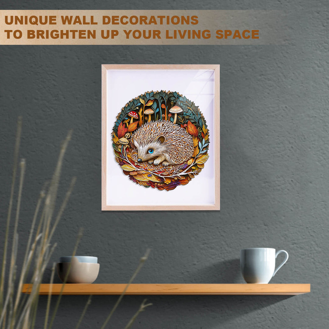 Forest Dreamers- Hedgehog Wooden Jigsaw Puzzle