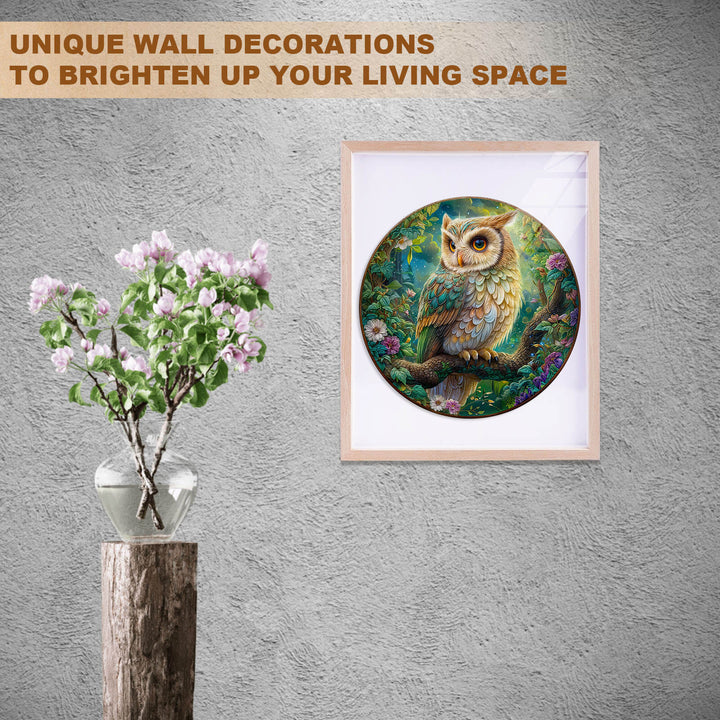 Moonlit Owl Wooden Jigsaw Puzzle