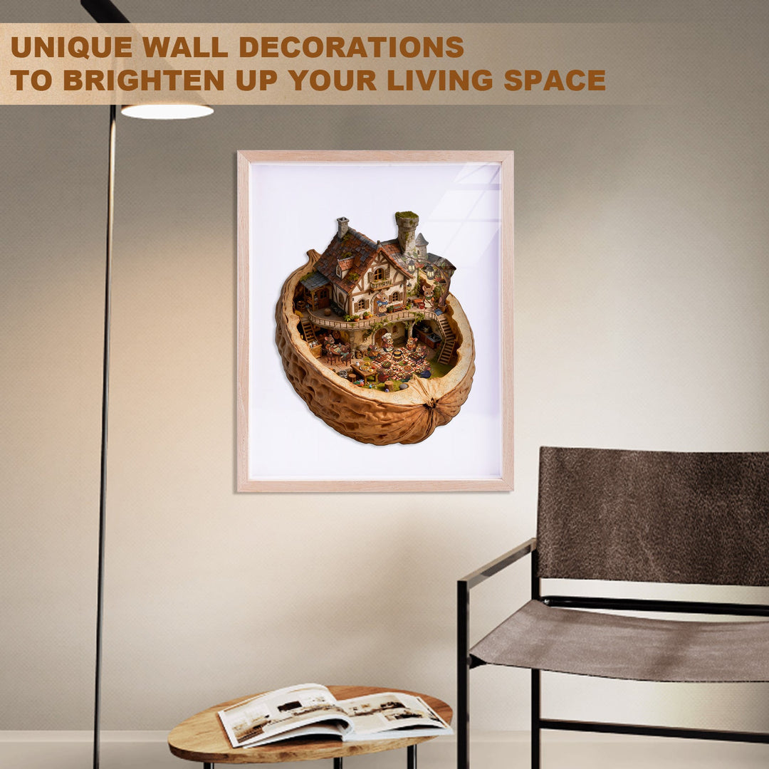 Nut Harvest Lodge Wooden Jigsaw Puzzle