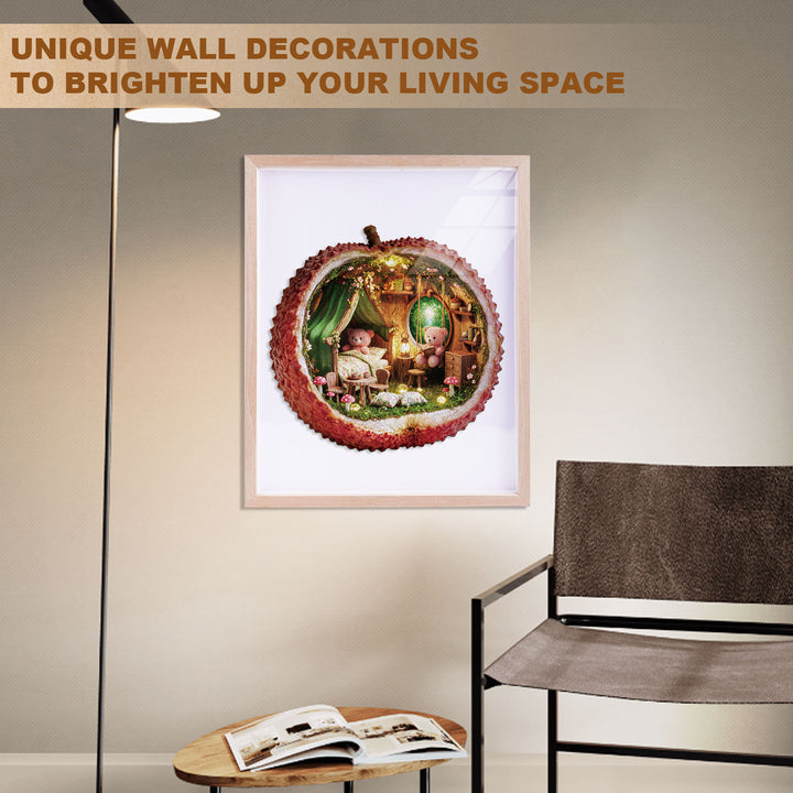 Lychee Bear Wooden Jigsaw Puzzle