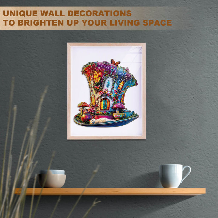 Magic top hat Wooden Jigsaw Puzzle