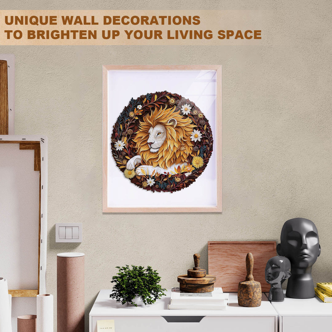 Forest Dreamers- Lion Wooden Jigsaw Puzzle