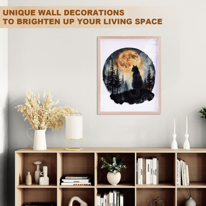 Moonlit Vigil Wooden Jigsaw Puzzle