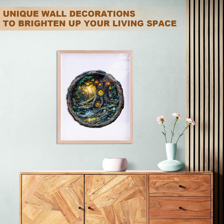 Magic time tree Wooden Jigsaw Puzzle