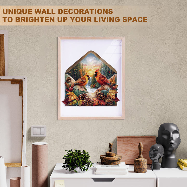 Autumn Love Wooden Jigsaw Puzzle