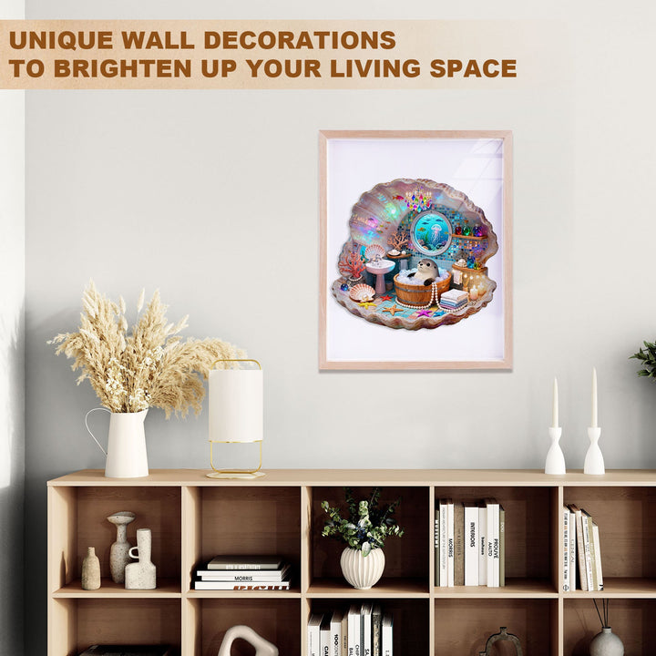 Bathing Seal Wooden Jigsaw Puzzle