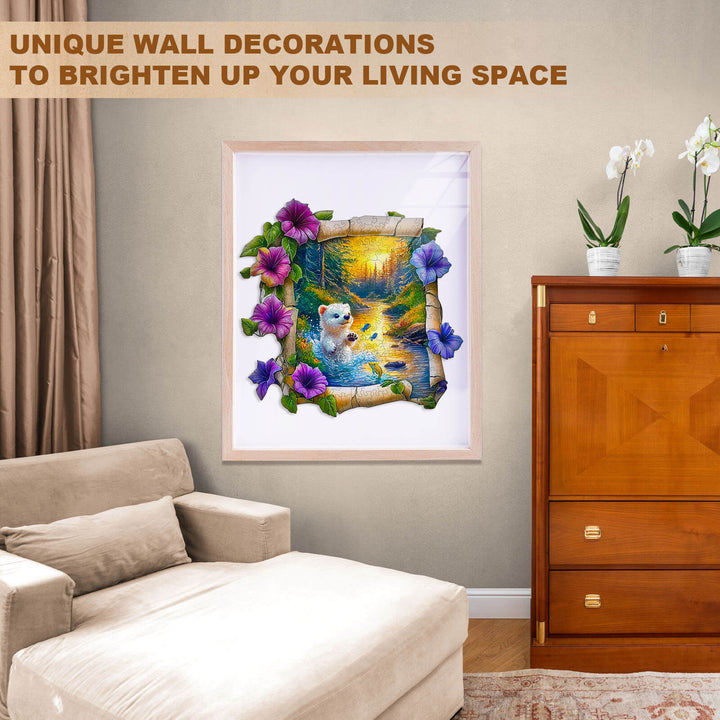 Forest Bear Wooden Jigsaw Puzzle