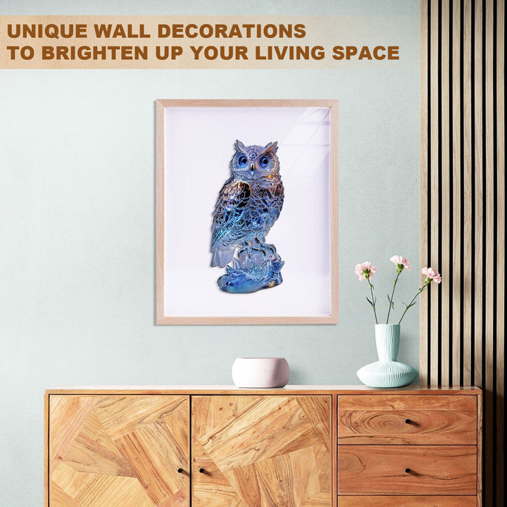 Neon Owl Wooden Jigsaw Puzzle