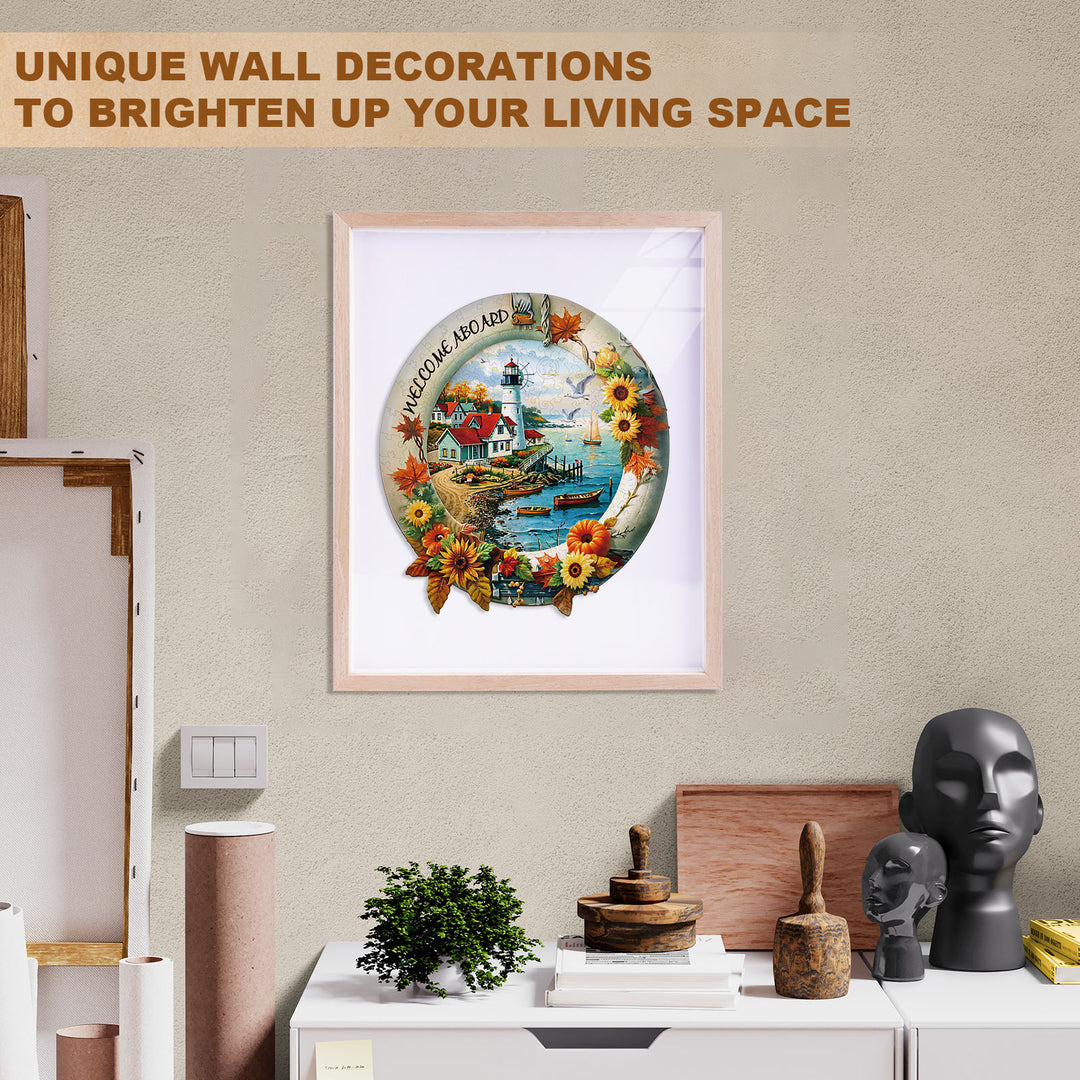 Sunflower Shore Wooden Jigsaw Puzzle