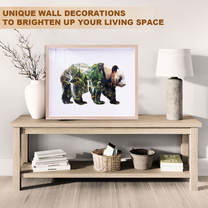 Mountain Panda Wooden Jigsaw Puzzle