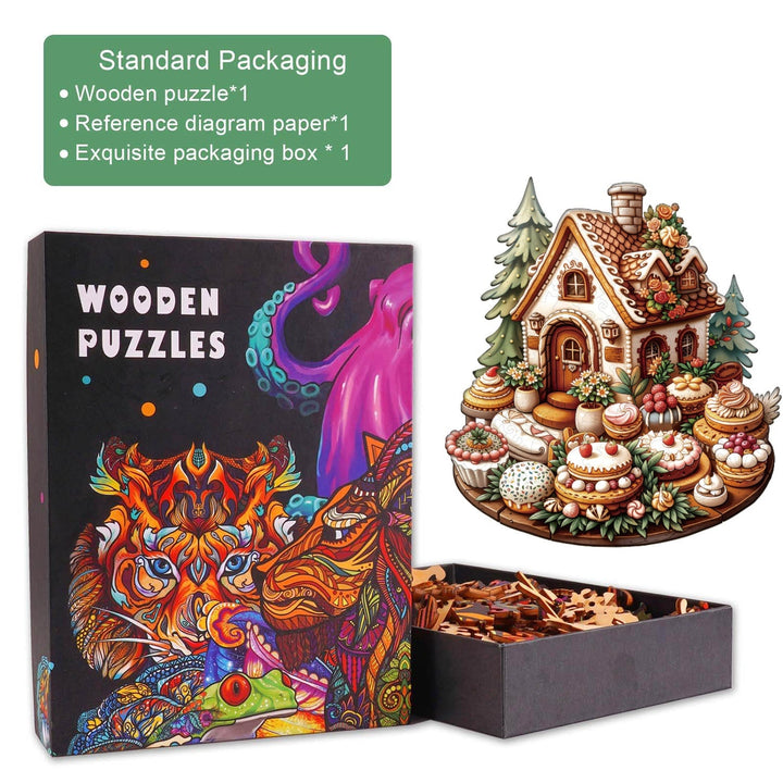 sweet house Wooden Jigsaw Puzzle