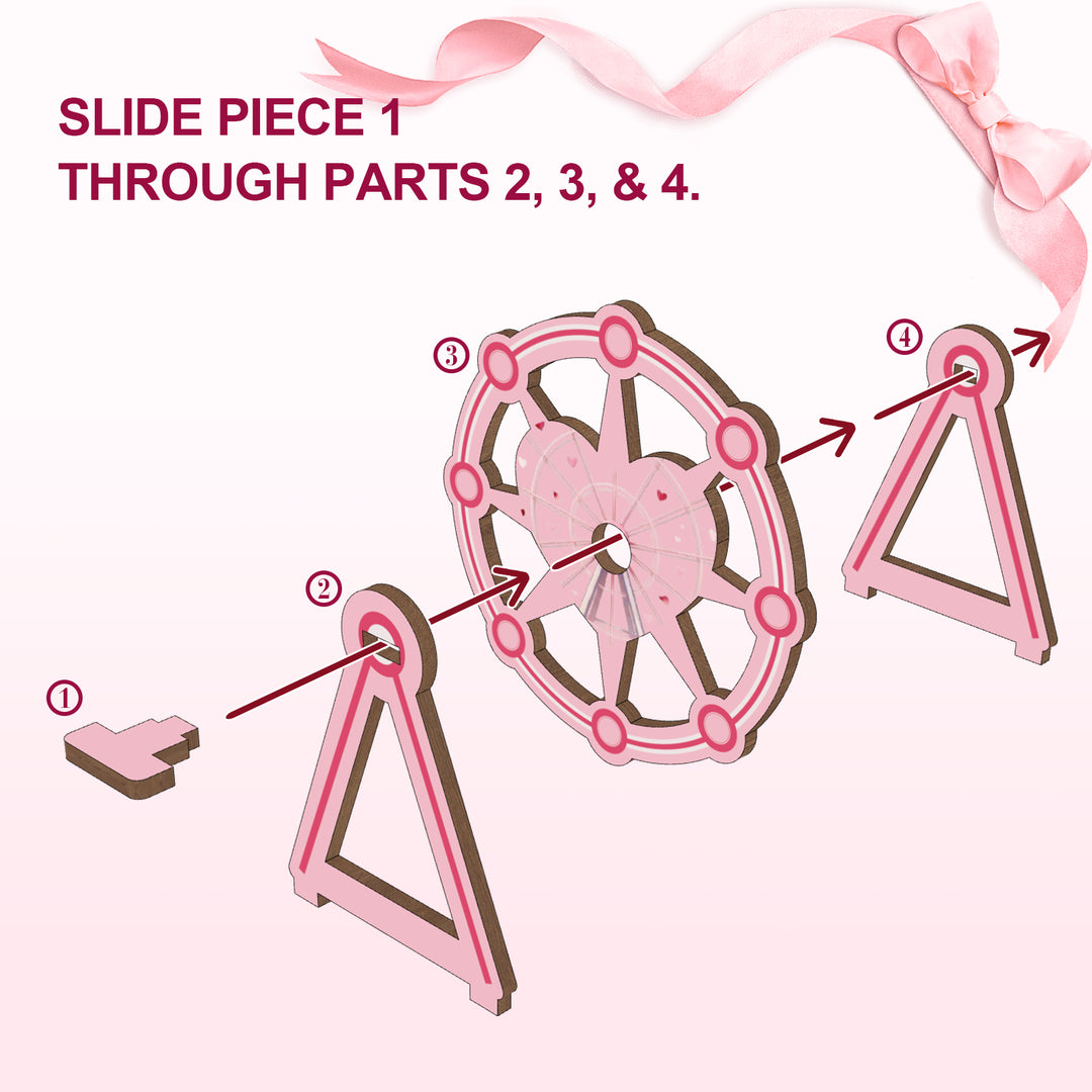 Valentine Kittyland Wooden Jigsaw Puzzle