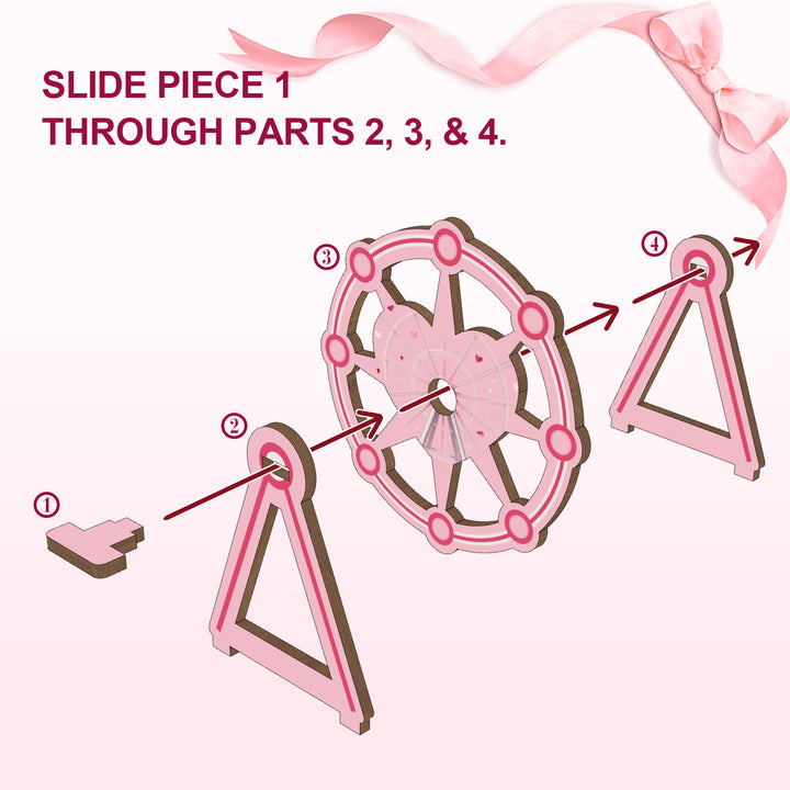 Valentine Kittyland Wooden Jigsaw Puzzle