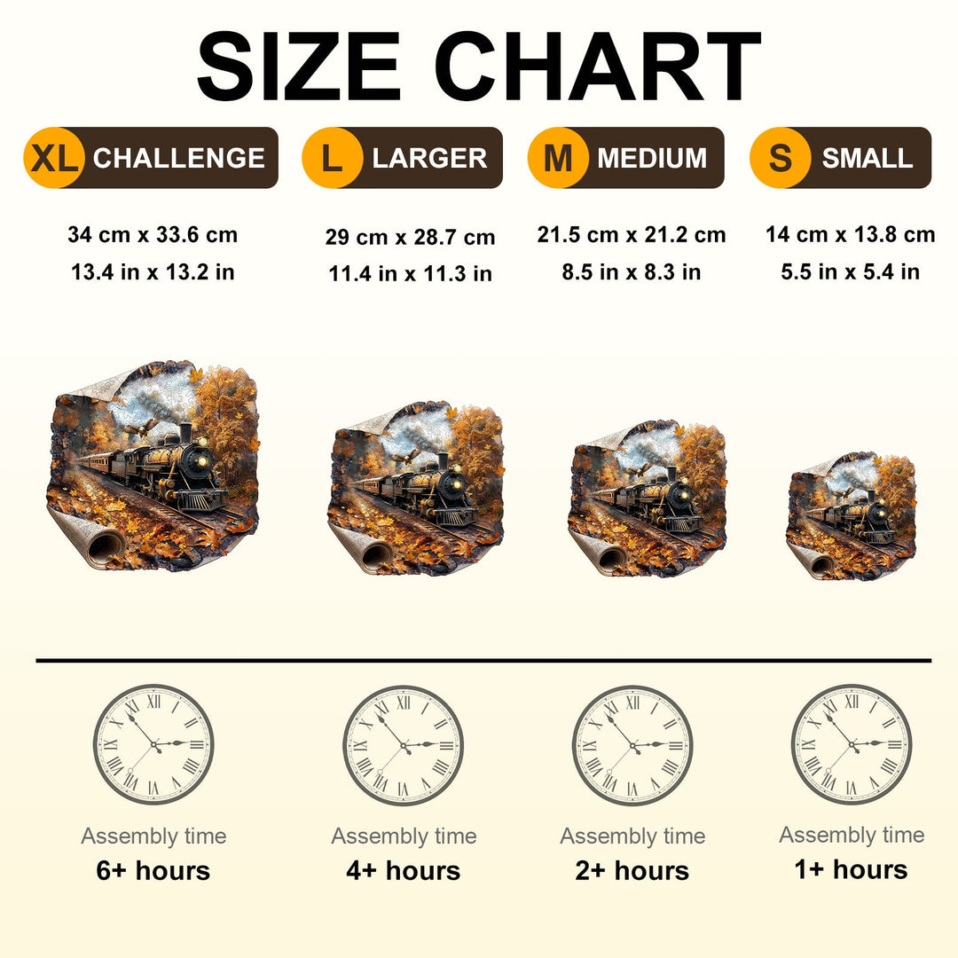 Journey of Autumn Wooden Jigsaw Puzzle