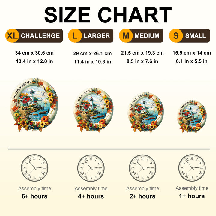 Sunflower Shore Wooden Jigsaw Puzzle