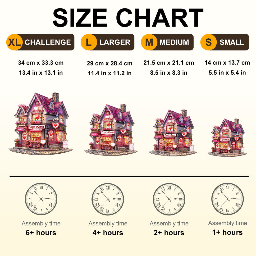 Cupid’s Corner Wooden Jigsaw Puzzle