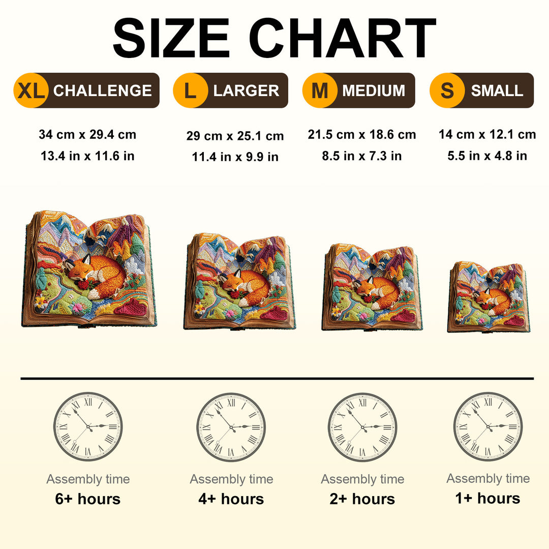 Fox Tale Wooden Jigsaw Puzzle