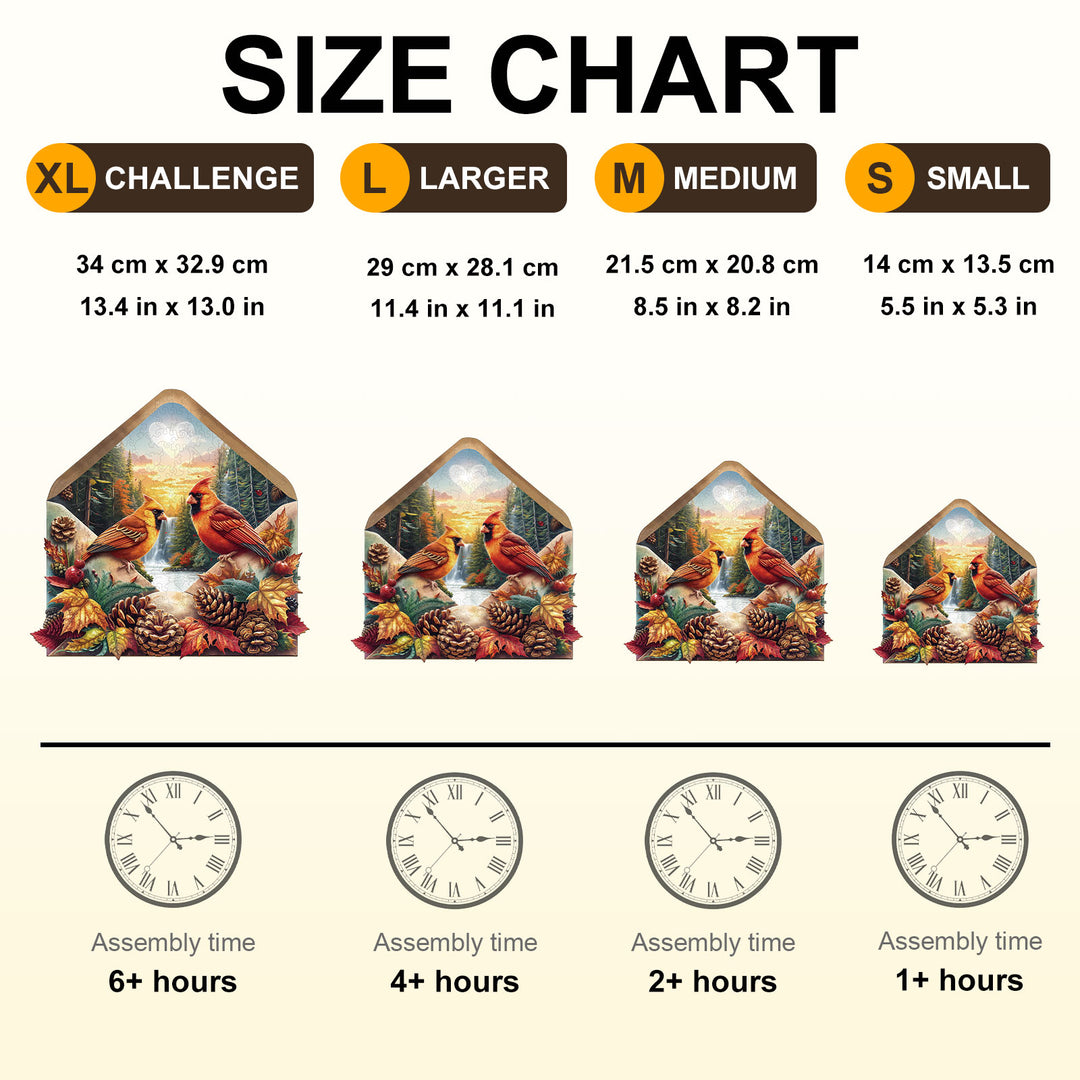 Autumn Love Wooden Jigsaw Puzzle