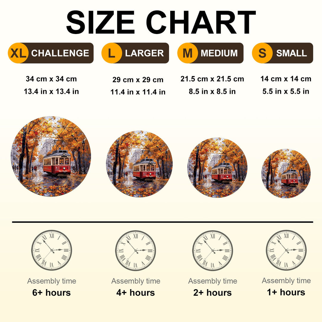 Golden Journey Wooden Jigsaw Puzzle