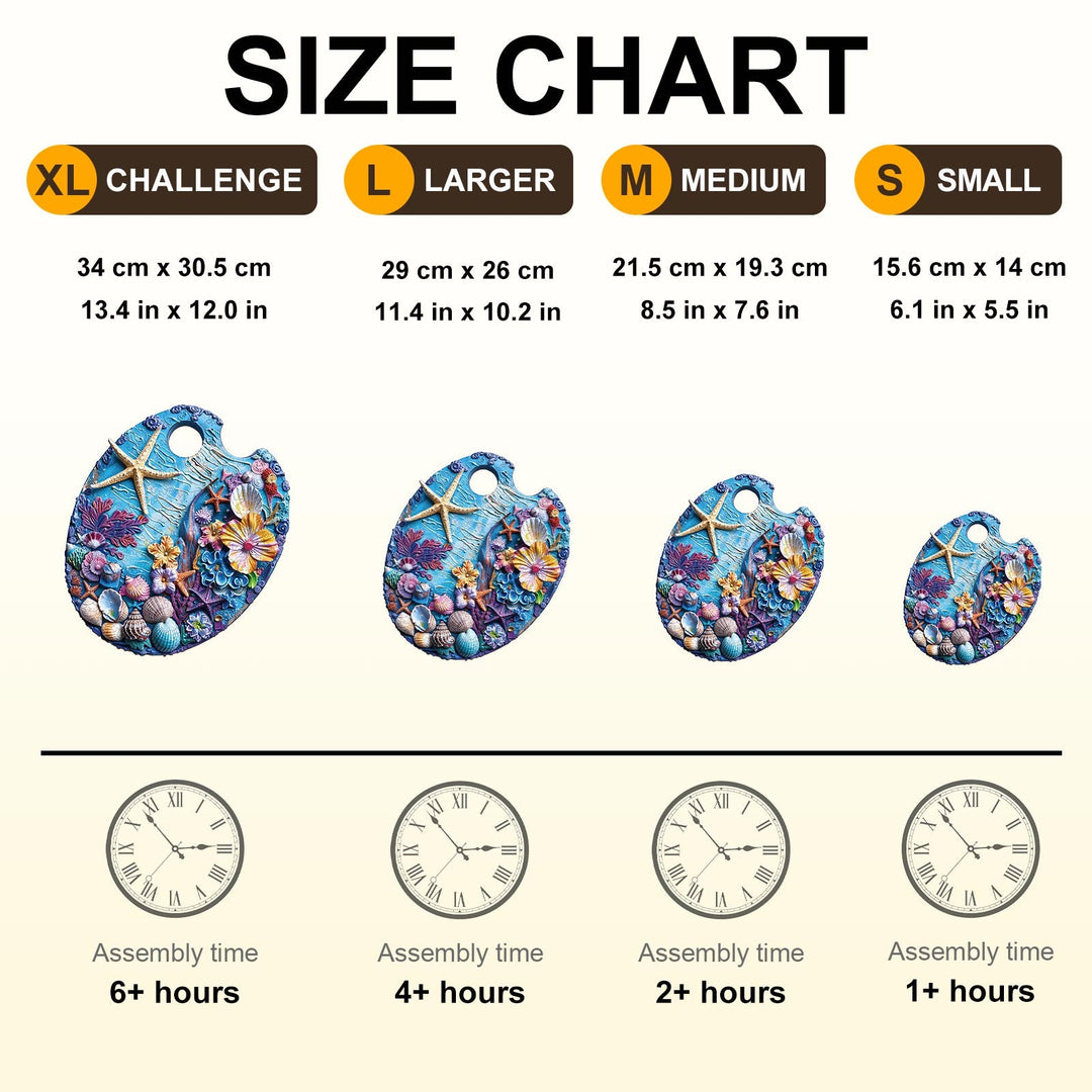 Blue Memory Wooden Jigsaw Puzzle