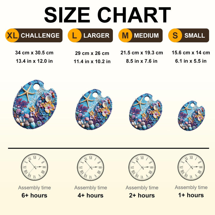 Blue Memory Wooden Jigsaw Puzzle