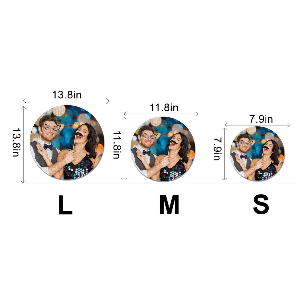 True Love Personalized Photo Puzzles For Wedding Memory - Woodbests