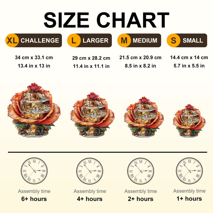 Rose Hostel Wooden Jigsaw Puzzle