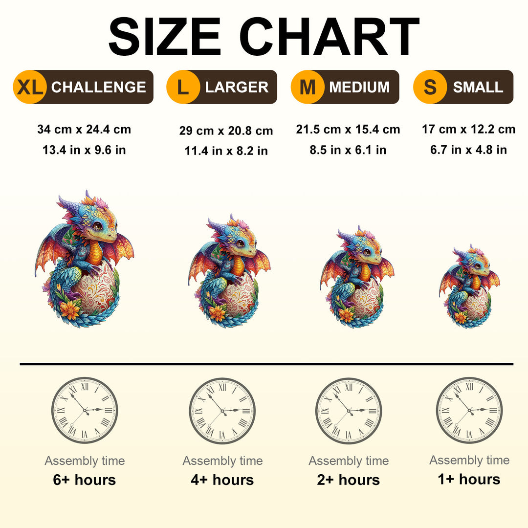 Colorful dragon Wooden Jigsaw Puzzle