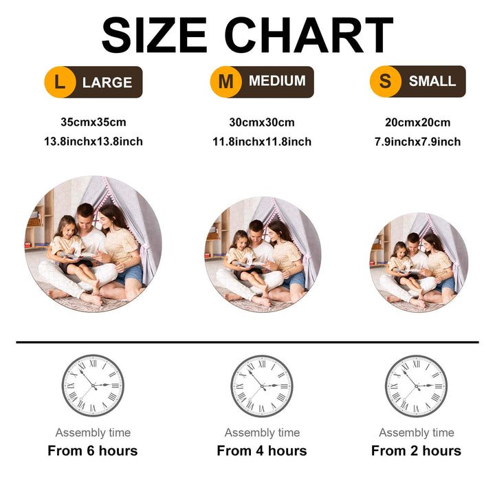 Personalized Photo Wooden Puzzle In Different Shapes and Themes - By Woodbests