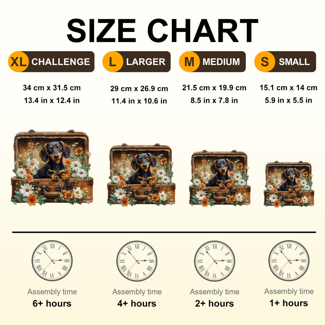 Puppy's Adventure Wooden Jigsaw Puzzle