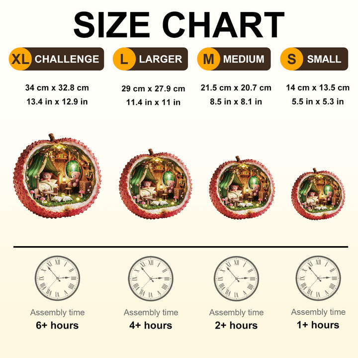 Lychee Bear Wooden Jigsaw Puzzle