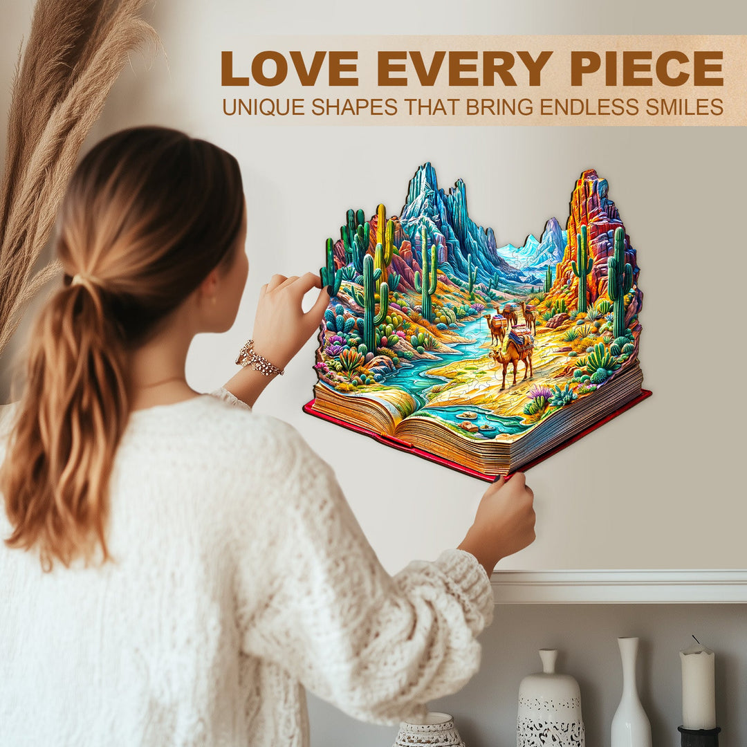 Vibrant Wilderness Wooden Jigsaw Puzzle