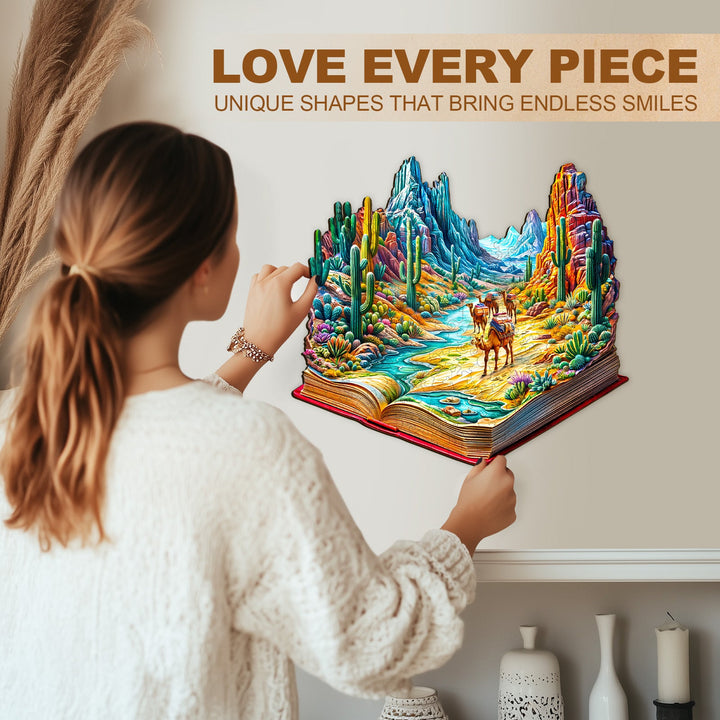 Vibrant Wilderness Wooden Jigsaw Puzzle