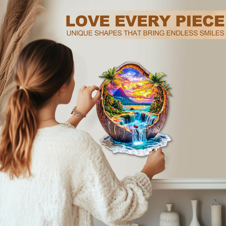 Coconut Dream Wooden Jigsaw Puzzle