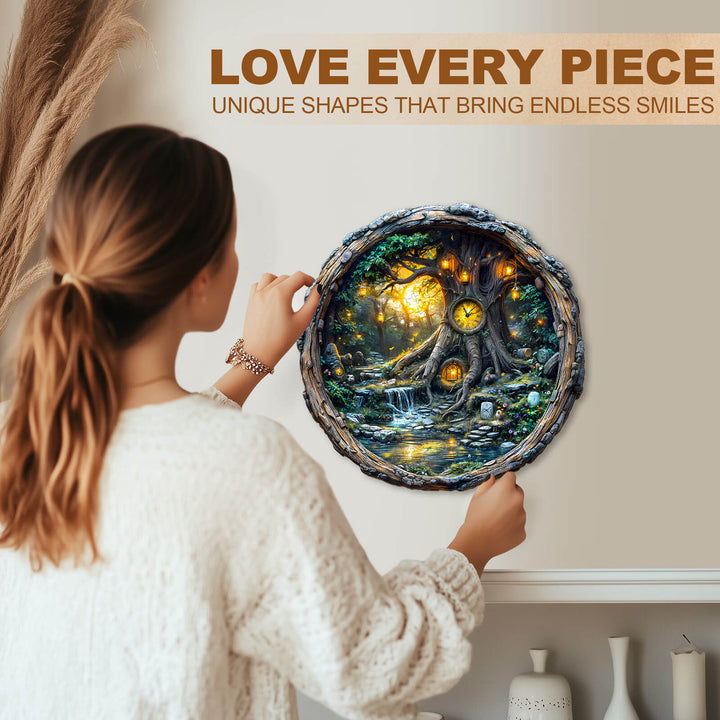 Magic time tree Wooden Jigsaw Puzzle