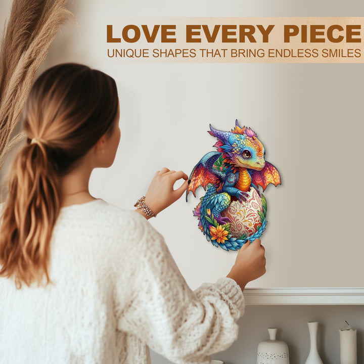 Colorful dragon Wooden Jigsaw Puzzle