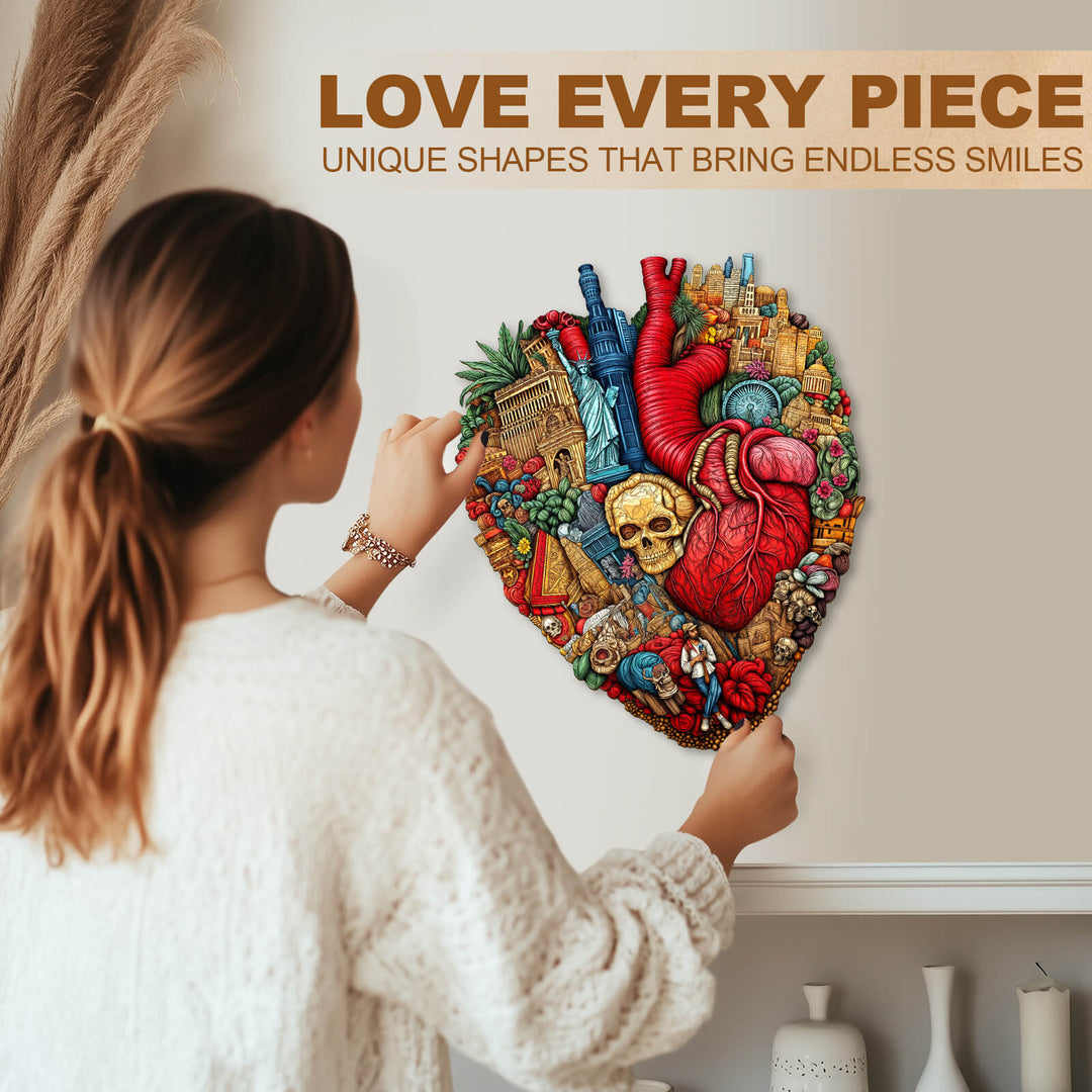 Heart of the City Wooden Jigsaw Puzzle