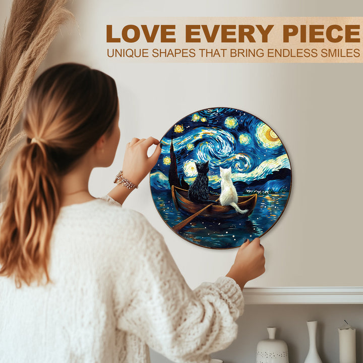Starry Voyage Wooden Jigsaw Puzzle