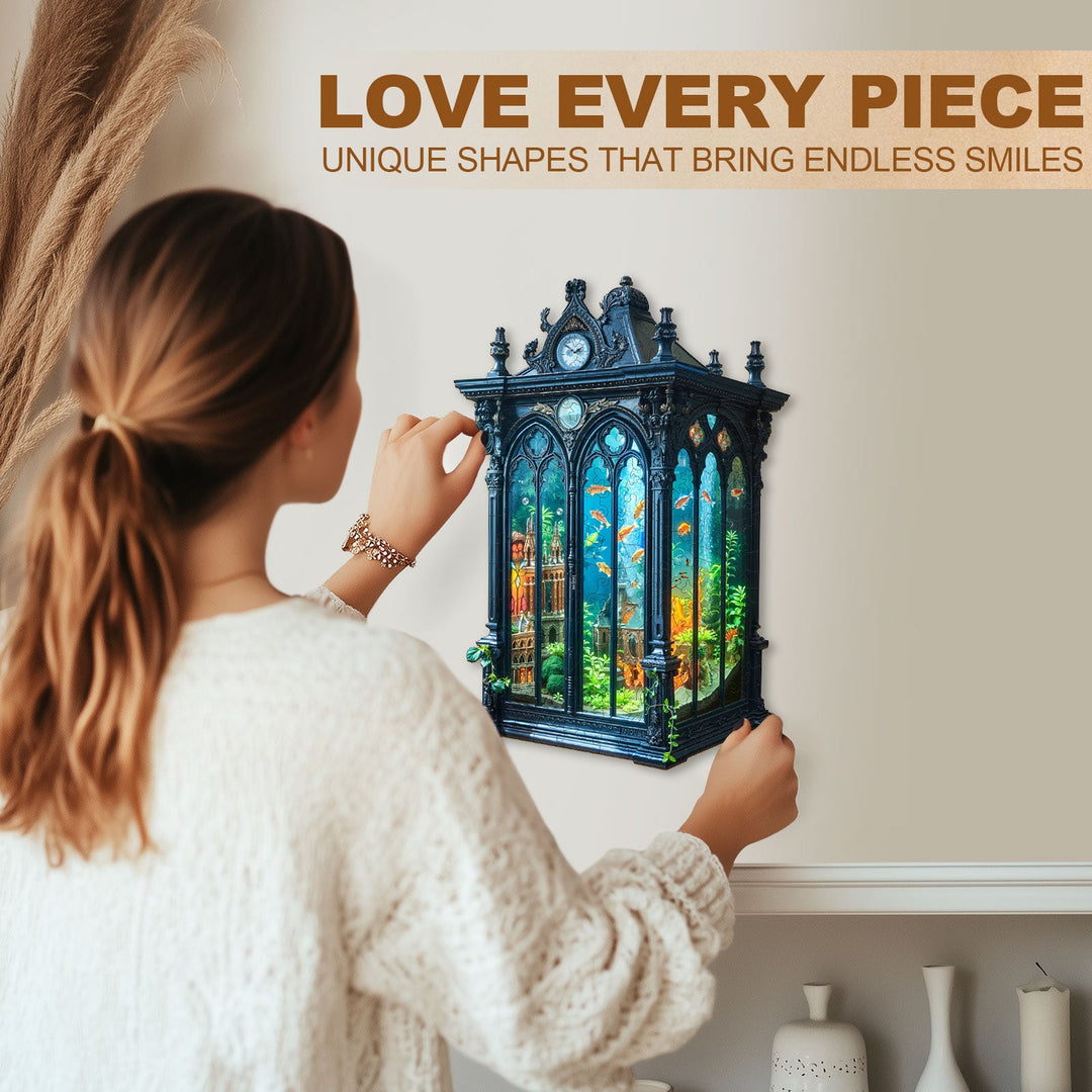 Aqua Time Hall Wooden Jigsaw Puzzle