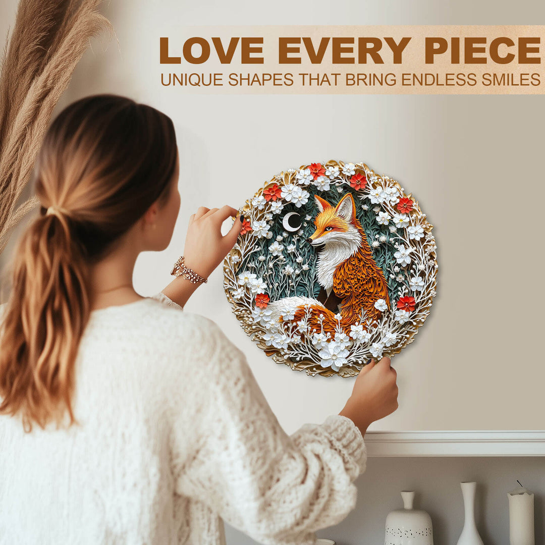 Forest Dreamers-FOX Wooden Jigsaw Puzzle