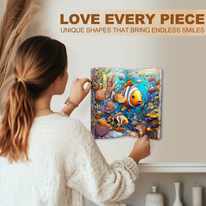 Clownfish Story Wooden Jigsaw Puzzle