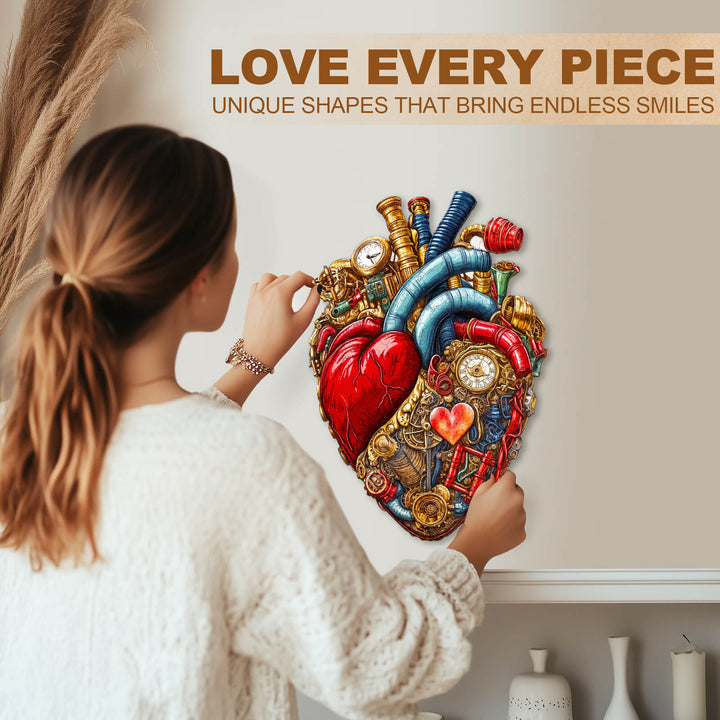 Mechanical Heart-2 Wooden Jigsaw Puzzle