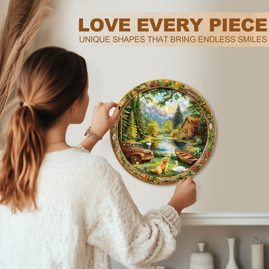 Lakeside Melody Wooden Jigsaw Puzzle