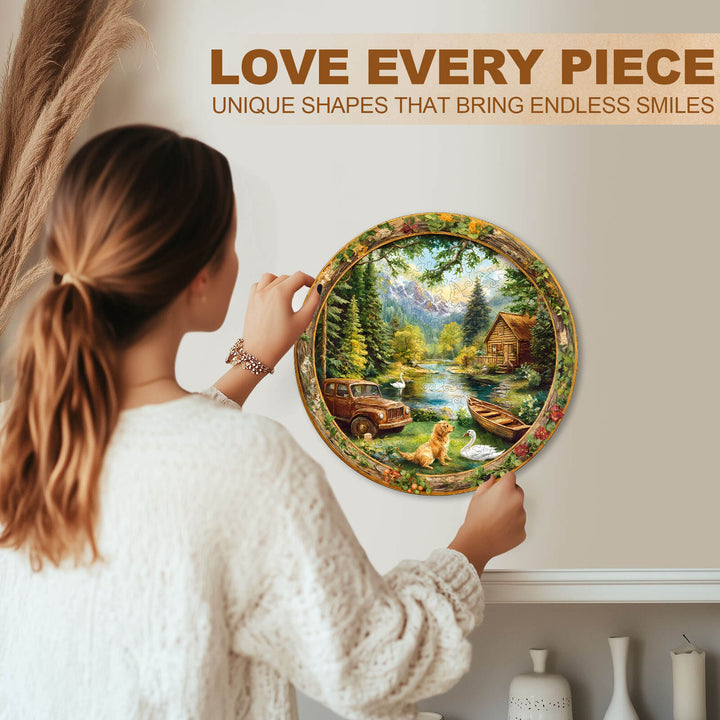 Lakeside Melody Wooden Jigsaw Puzzle