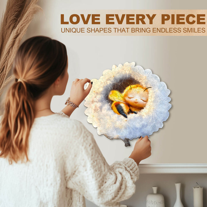 Dandelion Dreamer Wooden Jigsaw Puzzle