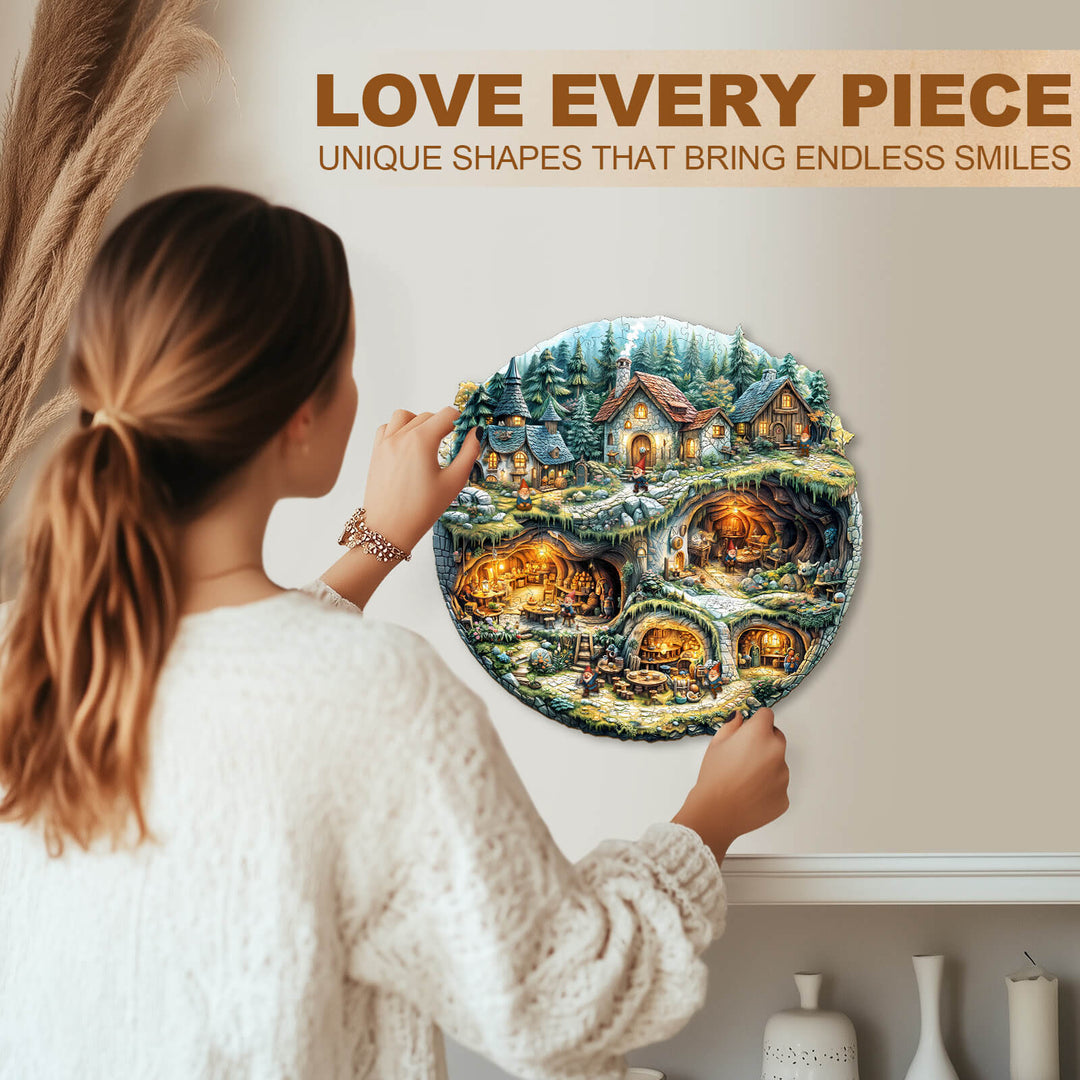 Goblin house Wooden Jigsaw Puzzle