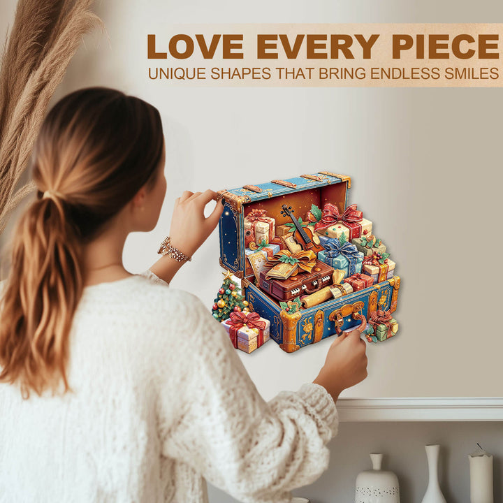 Music Gift Box Wooden Jigsaw Puzzle