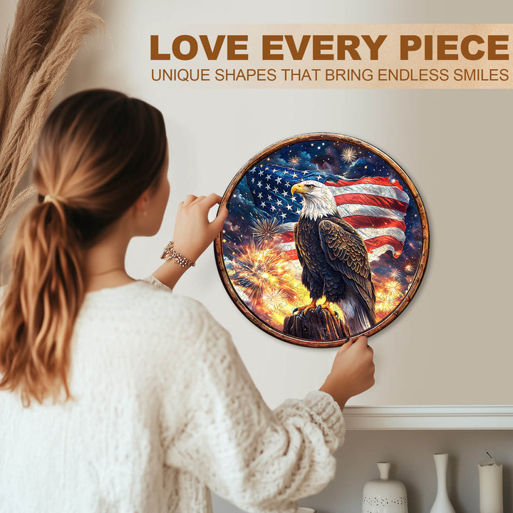 Eagle's Pride Wooden Jigsaw Puzzle