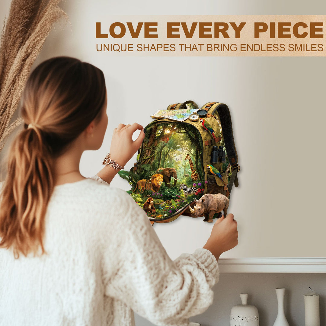 Rainforest Quest Wooden Jigsaw Puzzle